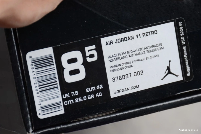 MaikeSneakers Jordan 378037-002 BP Air black 